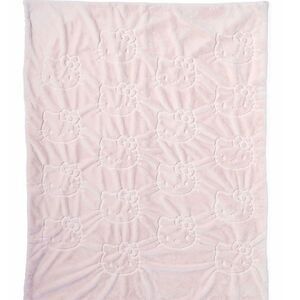 Pottery Barn Teen Hello Kitty Magical Faux Fur Quilt Pink Powdered Blush Twin